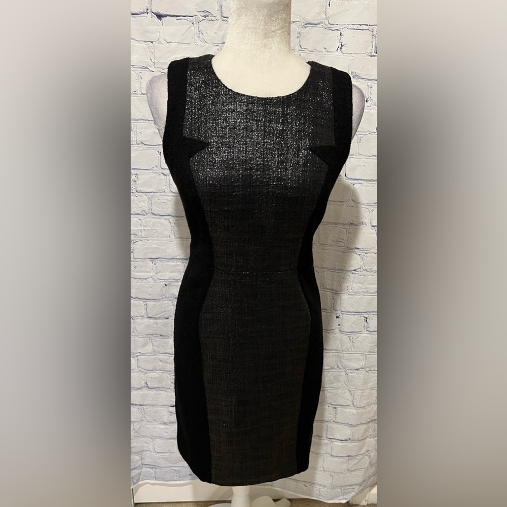 MILLY Black Sleeveless Sheath Dress Size S/M